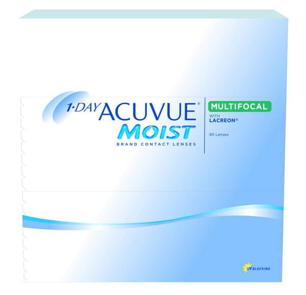 Acuvue Moist Multifocal Contact Lenses Product Box 90 Pack