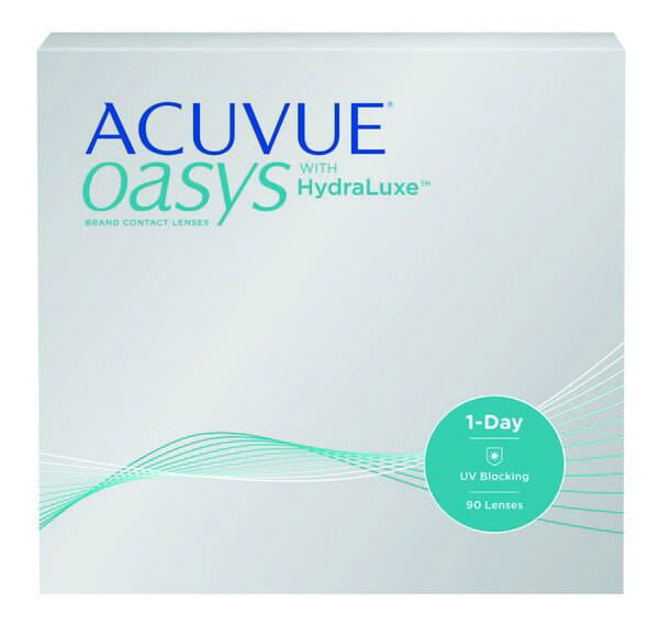 Acuvue Oasys 1-Day Contact Lenses Product Box 90 Pack
